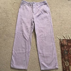 Paterson Wide Leg Lavender Corduroy Skate Pants
